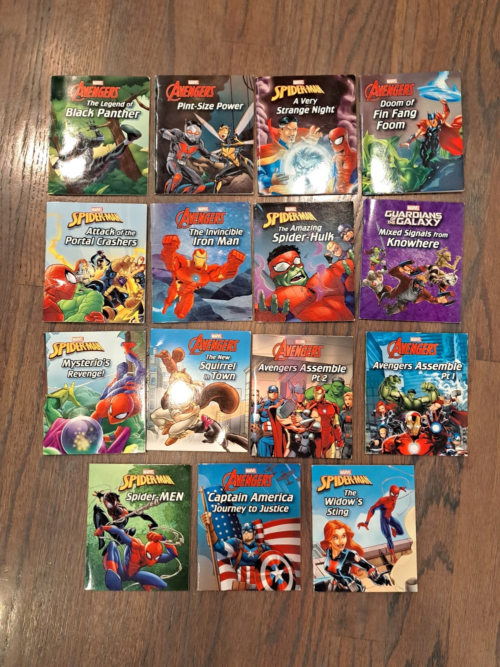 Marvel Kids Mini Comic Lot - Colorful Spider-Man & Avengers Covers
